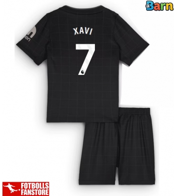 Tottenham Hotspur Xavi Simons #7 Bortatröja Barn 2025-26 Kortärmad (+ Korta byxor)